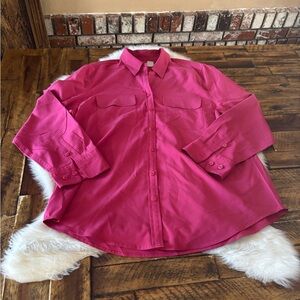Chico's Pink Button Down Shirt